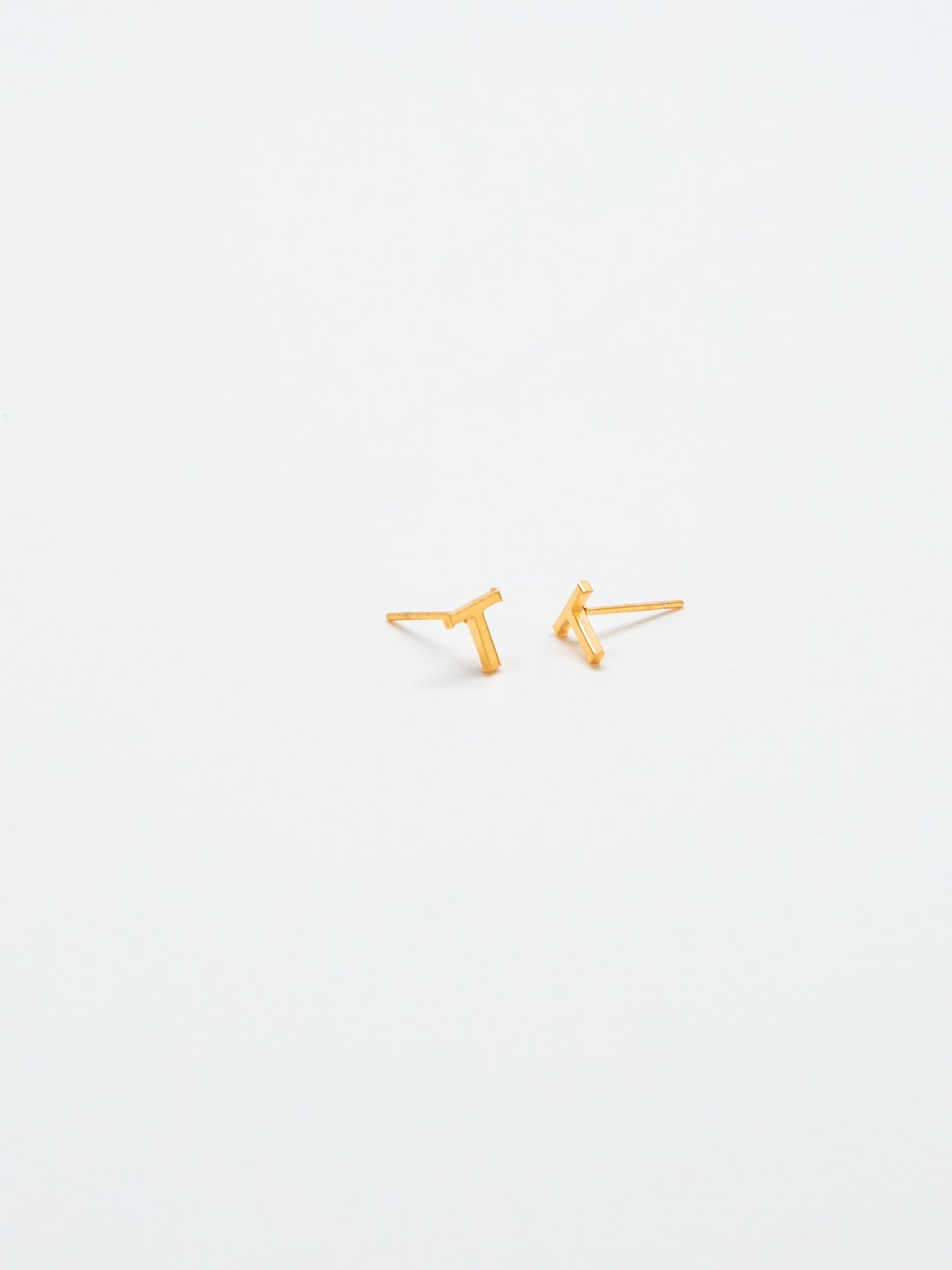 Gap Gold Initial Earrings