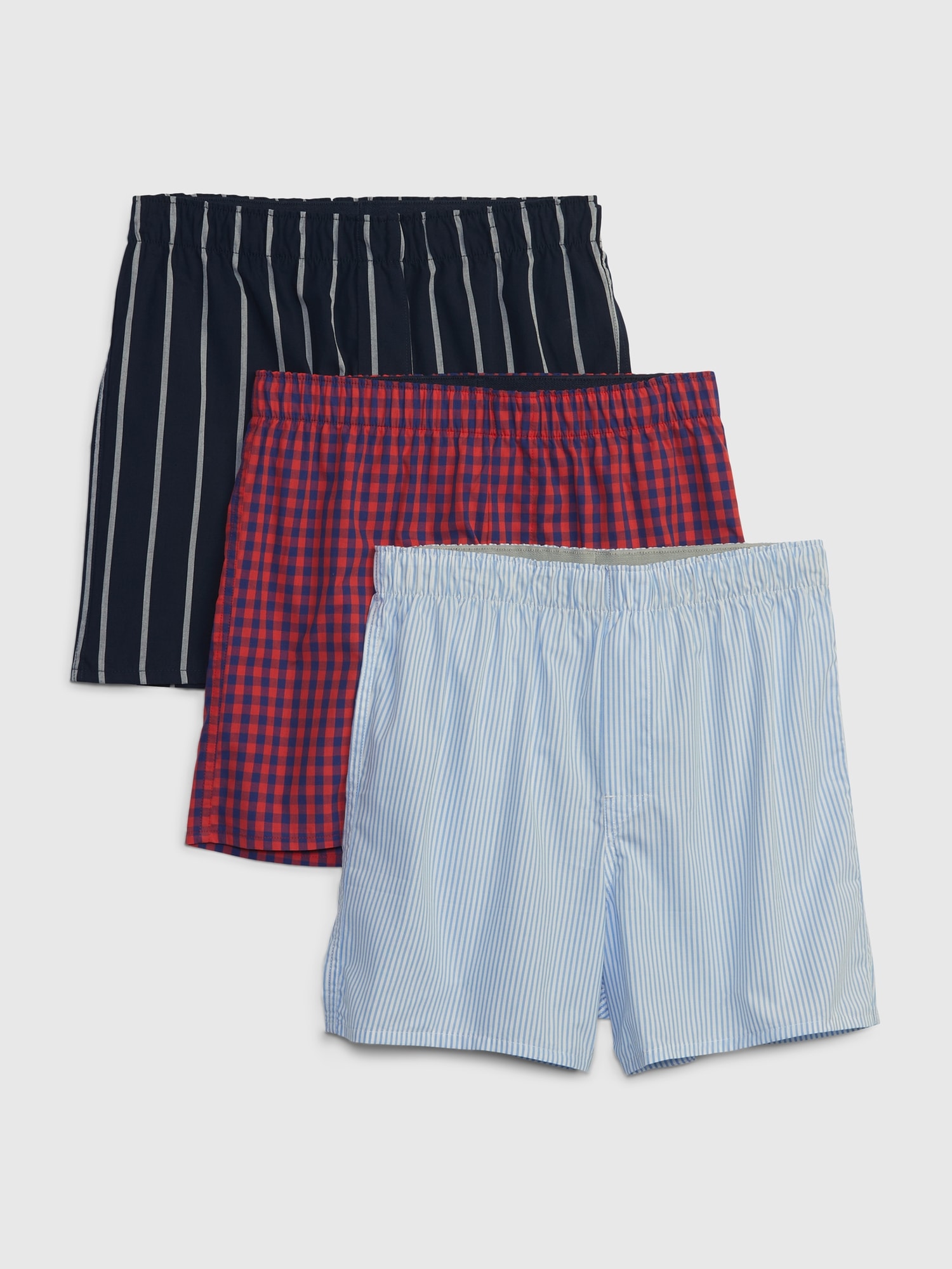 Gap Cotton Boxers (3-Pack) blue. 1