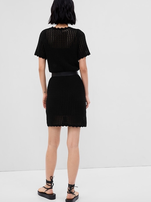 Image number 2 showing, Crochet Mini Dress