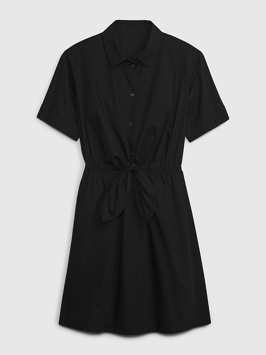 Image number 6 showing, Tie-Front Mini Shirtdress