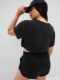 View large product image 8 of 9. GapFit Breathe Cropped T-Shirt