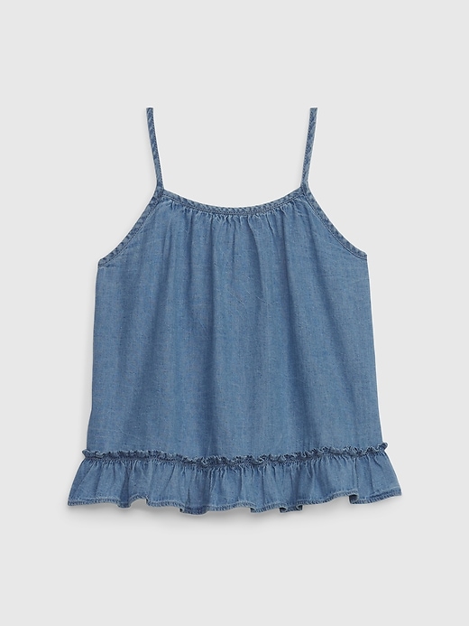 View large product image 1 of 3. Kids Denim Tank Top with Washwell