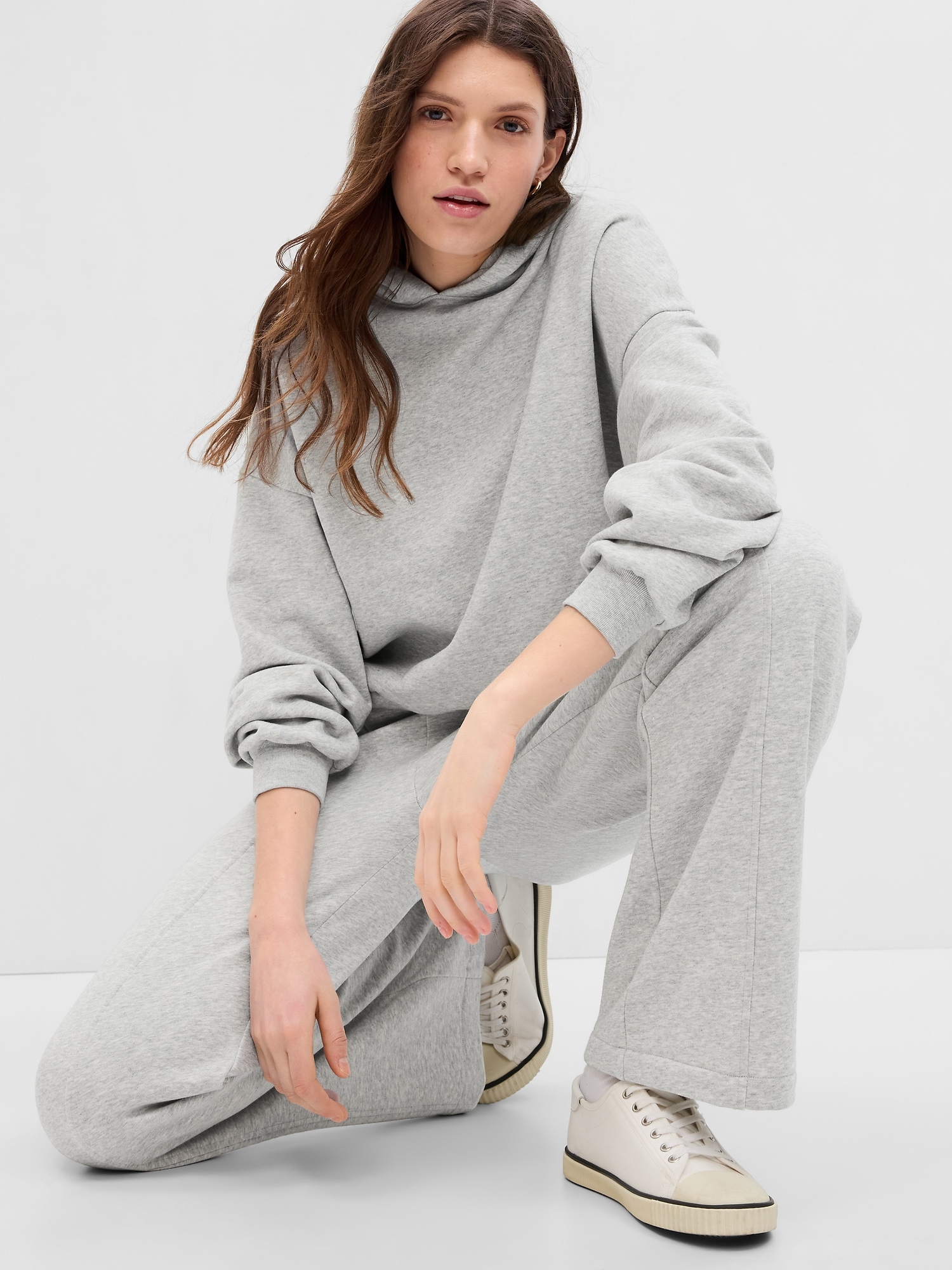 Vintage Soft Seamed Wide-Leg Sweatpants | Gap