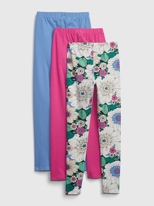 View large product image 2 of 3. Kids Organic Cotton Leggings (3-Pack)