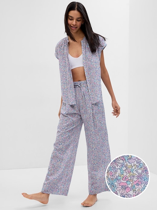 View large product image 1 of 2. Airy Wide-Leg Pants