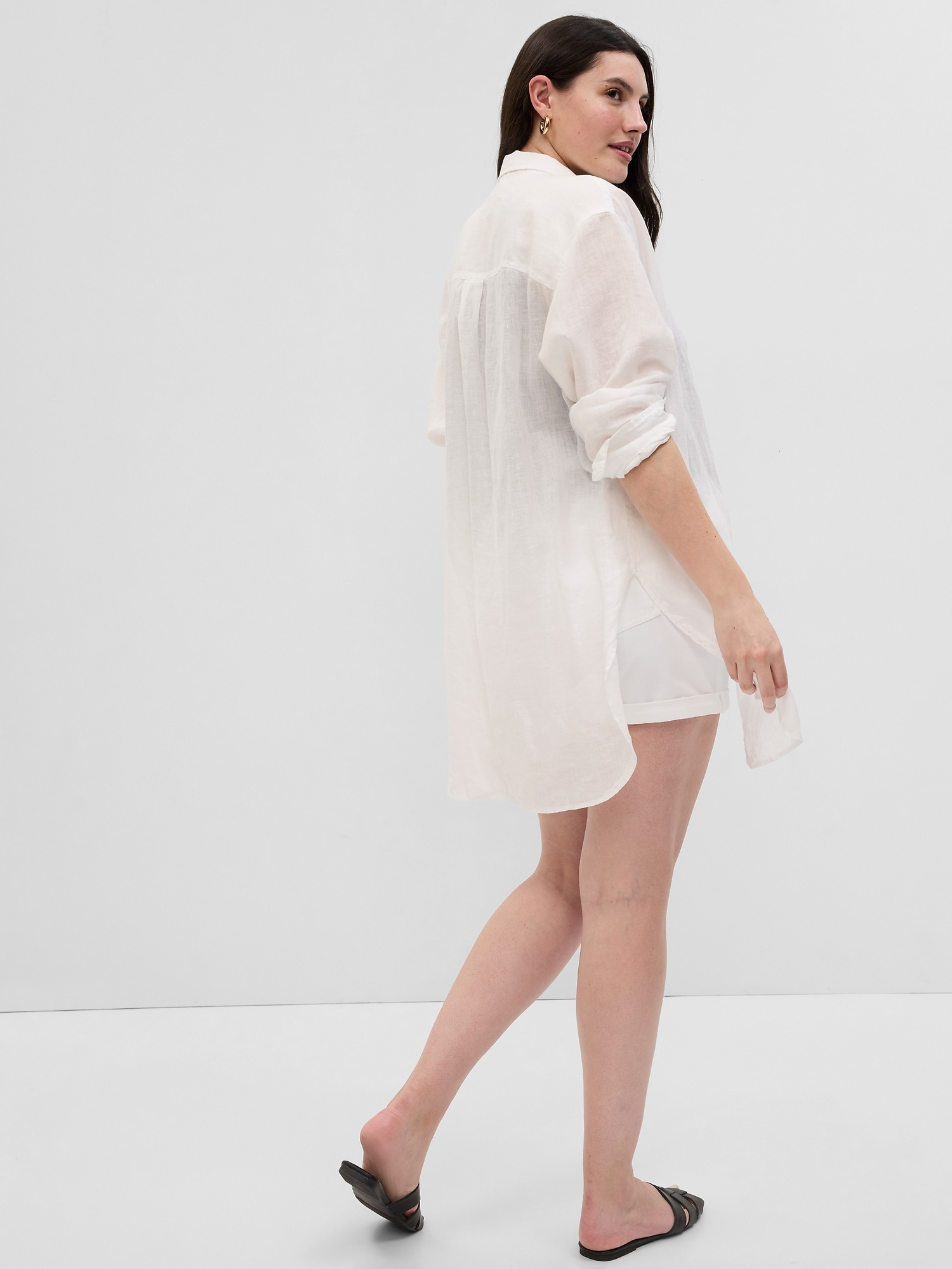 Linen Weekend Tunic Shirt