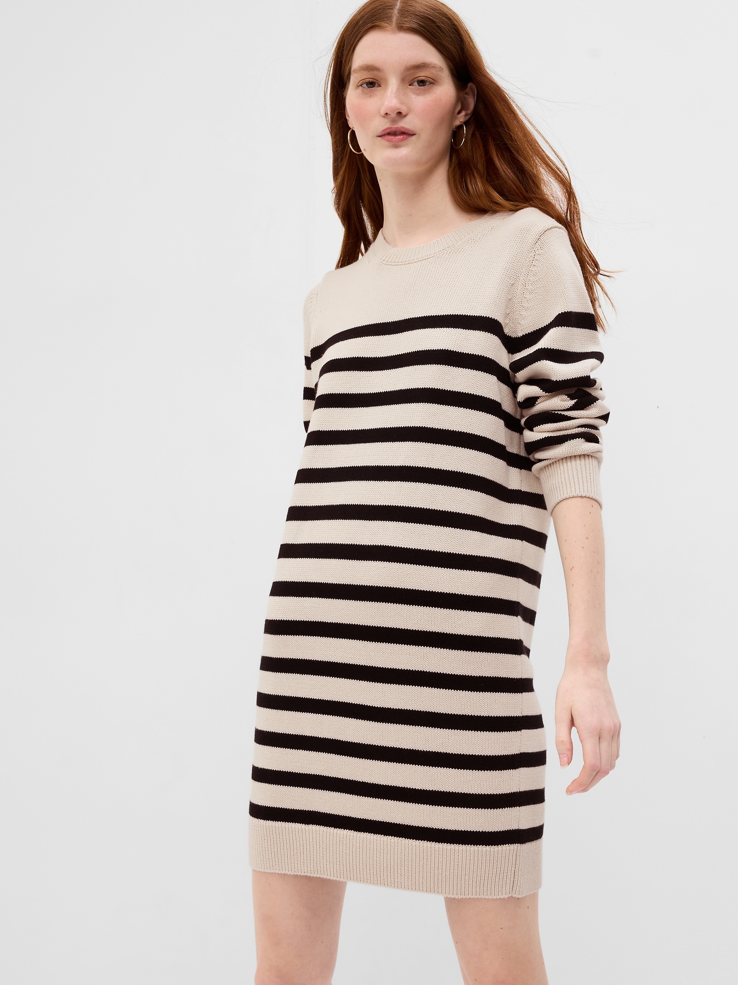 Gap Stripe Mini Sweater Dress