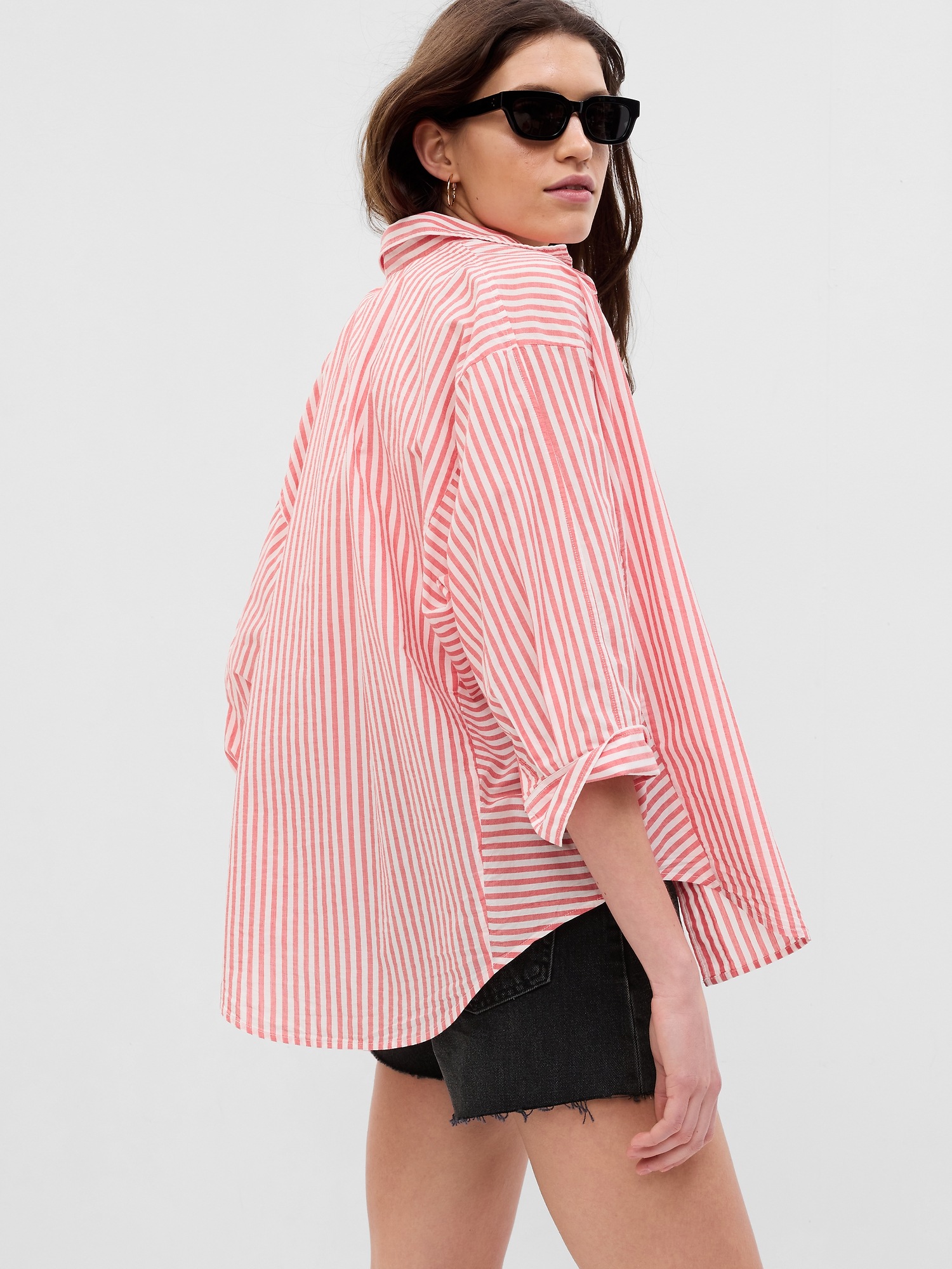 Women's Striped Tee NIC+ZOE Women's 3/4 Sleeve Stripe Boat Neck