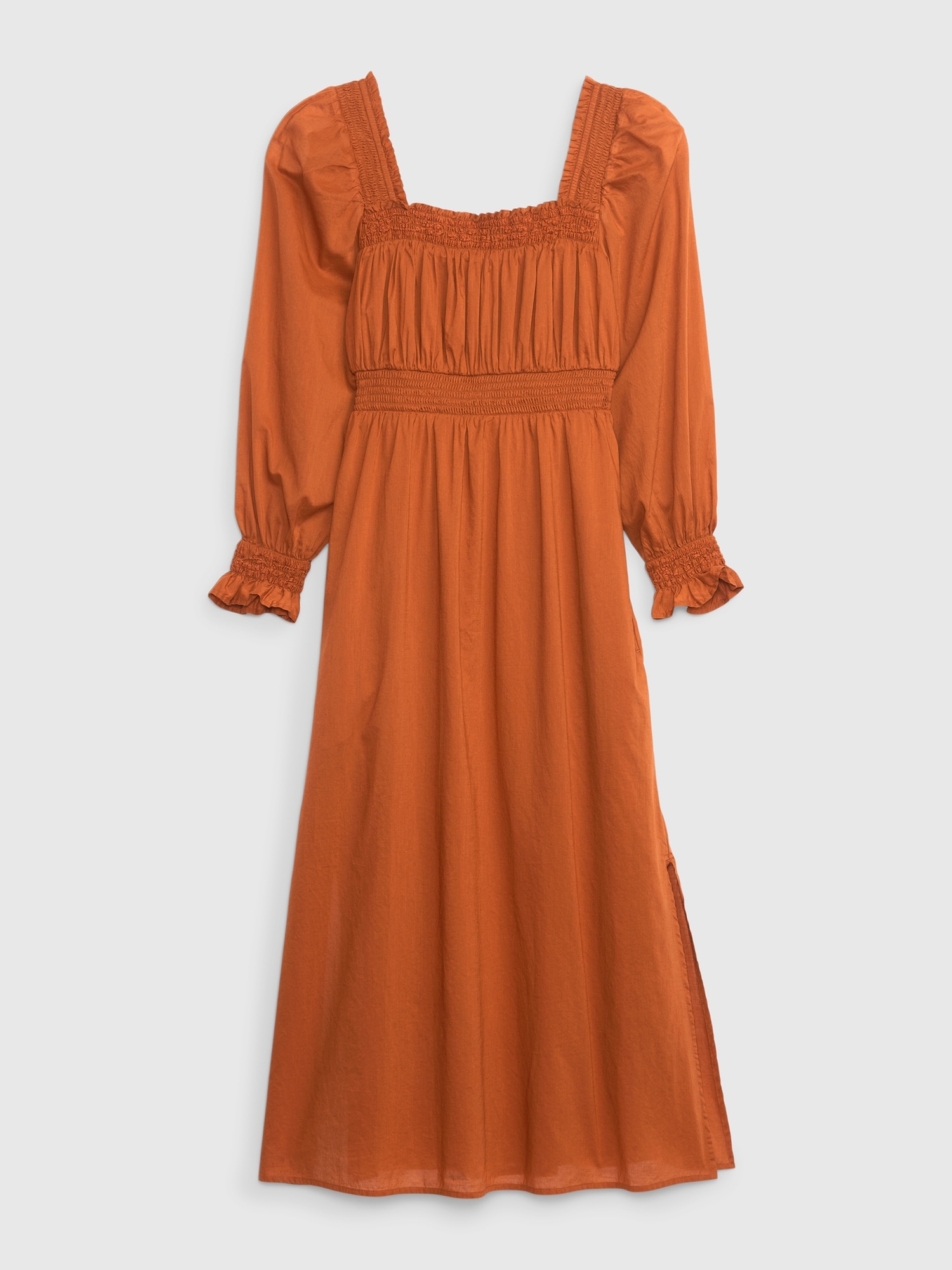 Puff Sleeve Smocked Maxi Dress | Gap