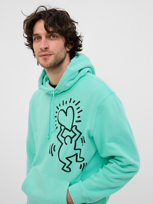 Image number 3 showing, Gap &#215 Keith Haring Graphic Hoodie