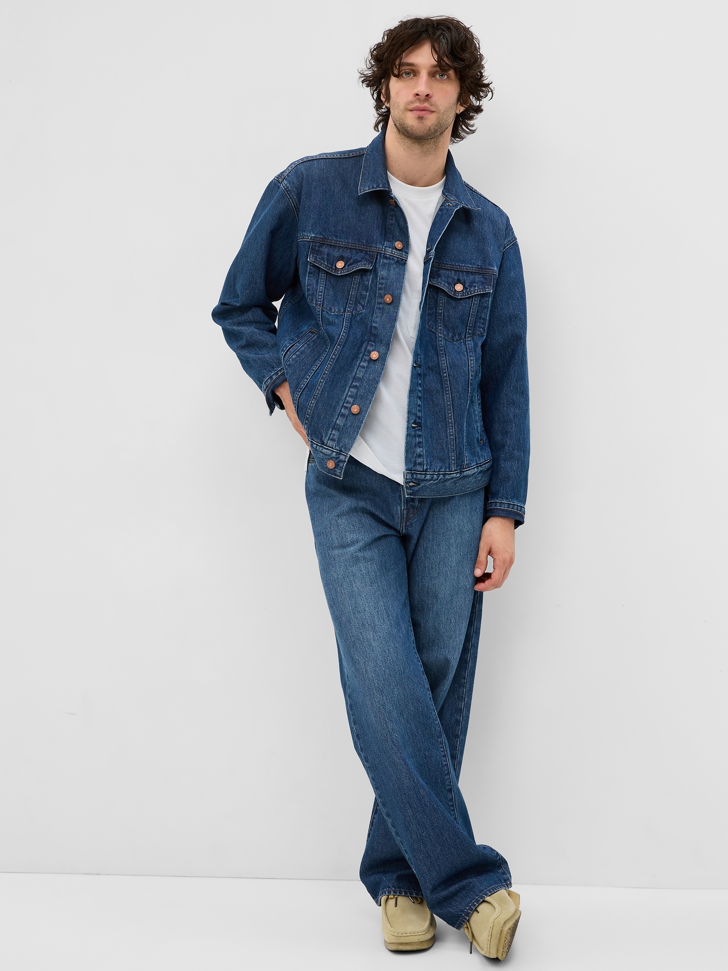 BetterMade Oversized Icon Denim Jacket | Gap