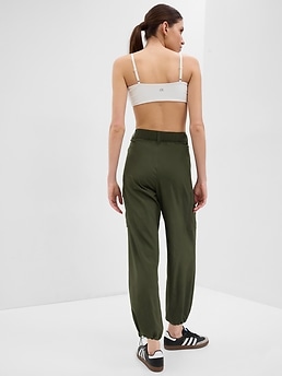 GapFit To Go Cargo Parachute Pants Gap