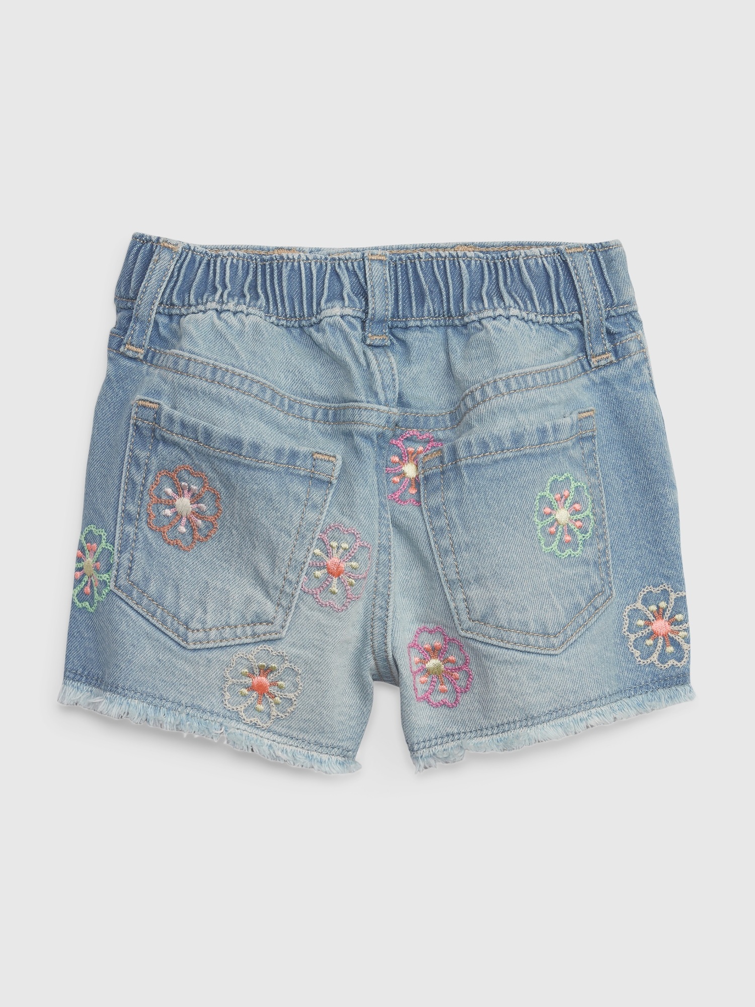 Toddler Embroidered Stride Shorts with Washwell Gap