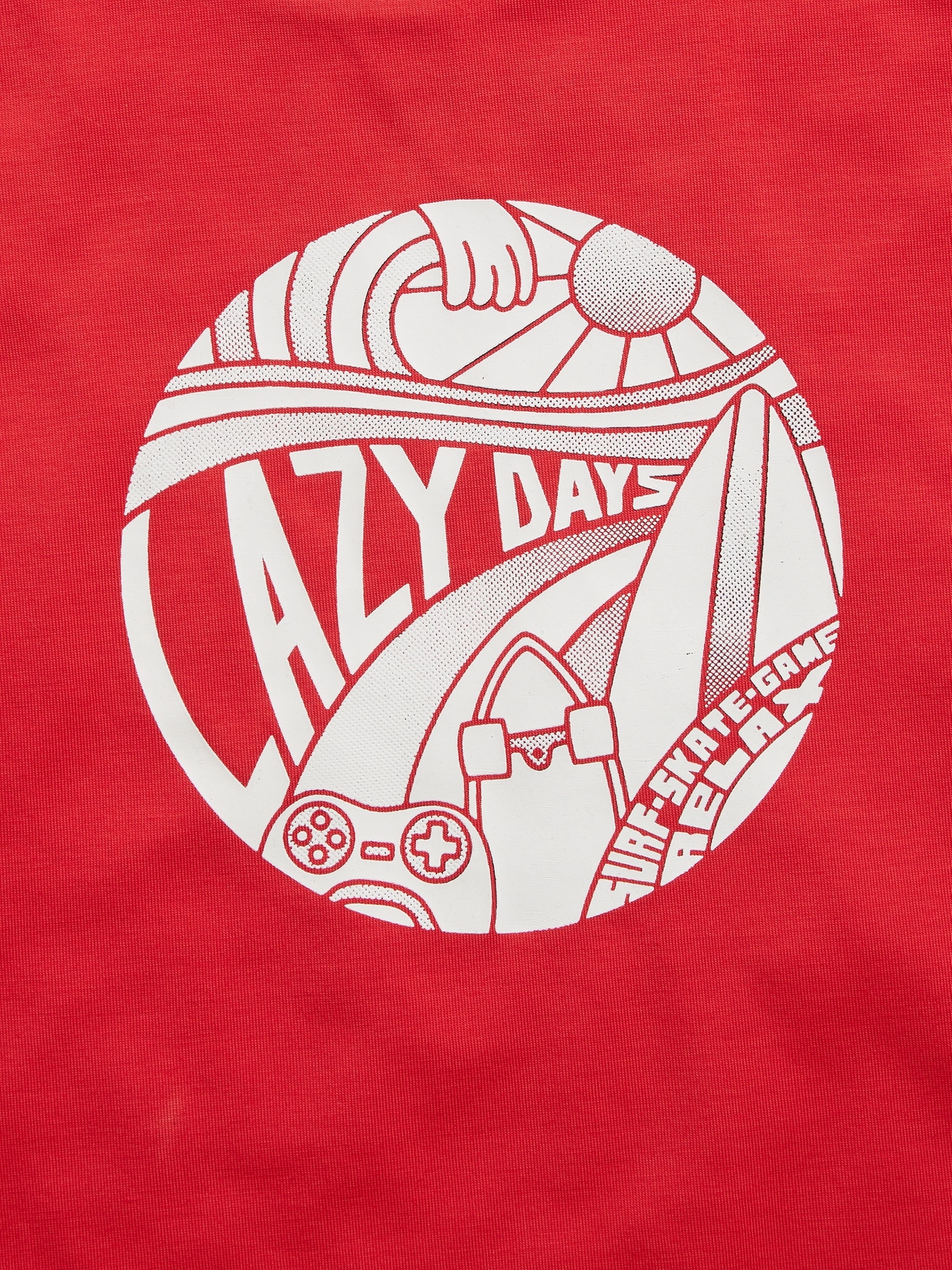 Kids 100 Recycled Graphic PJ Shorts Set Gap