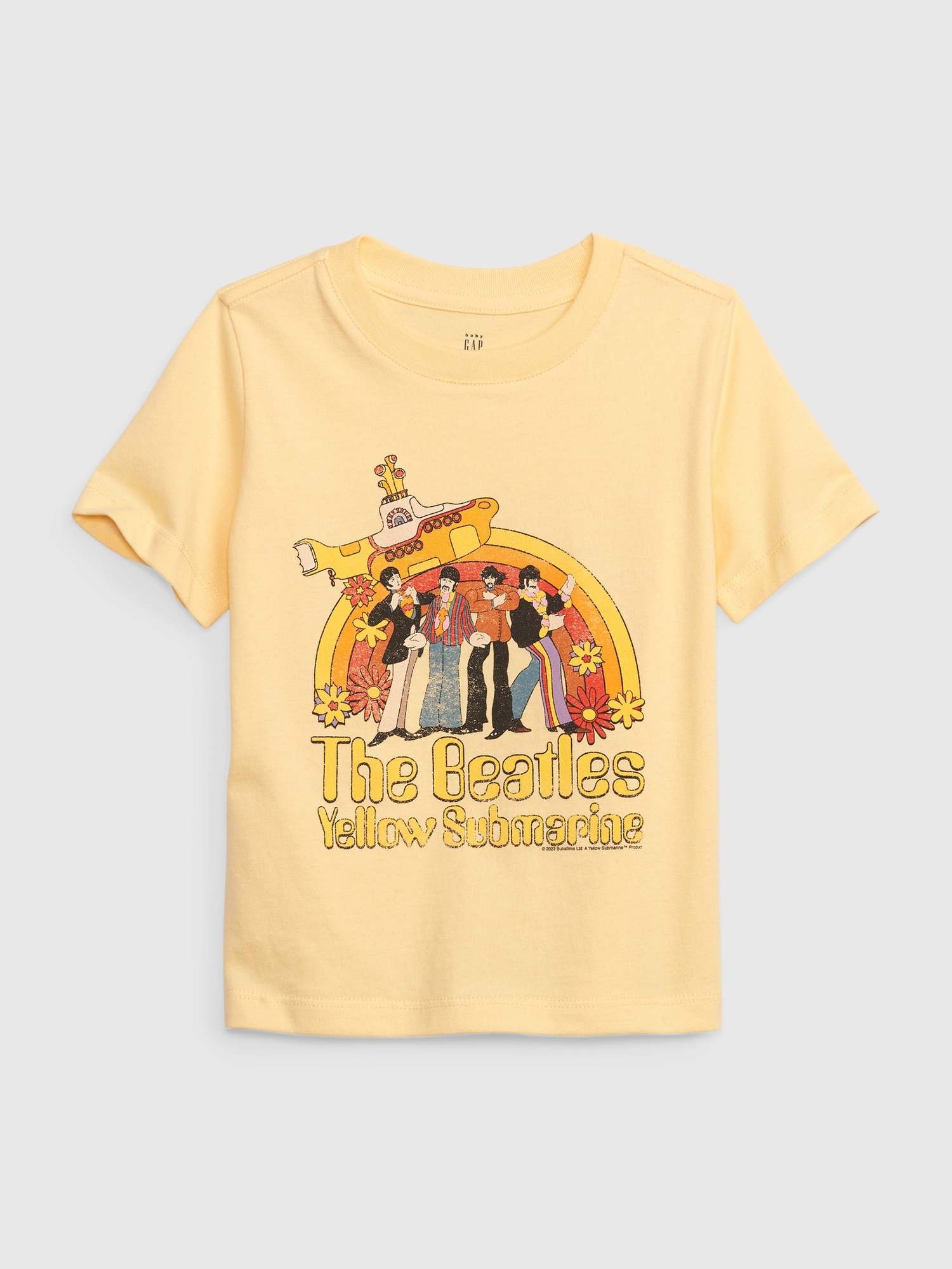 Gap Toddler Band Graphic T-Shirt yellow. 1