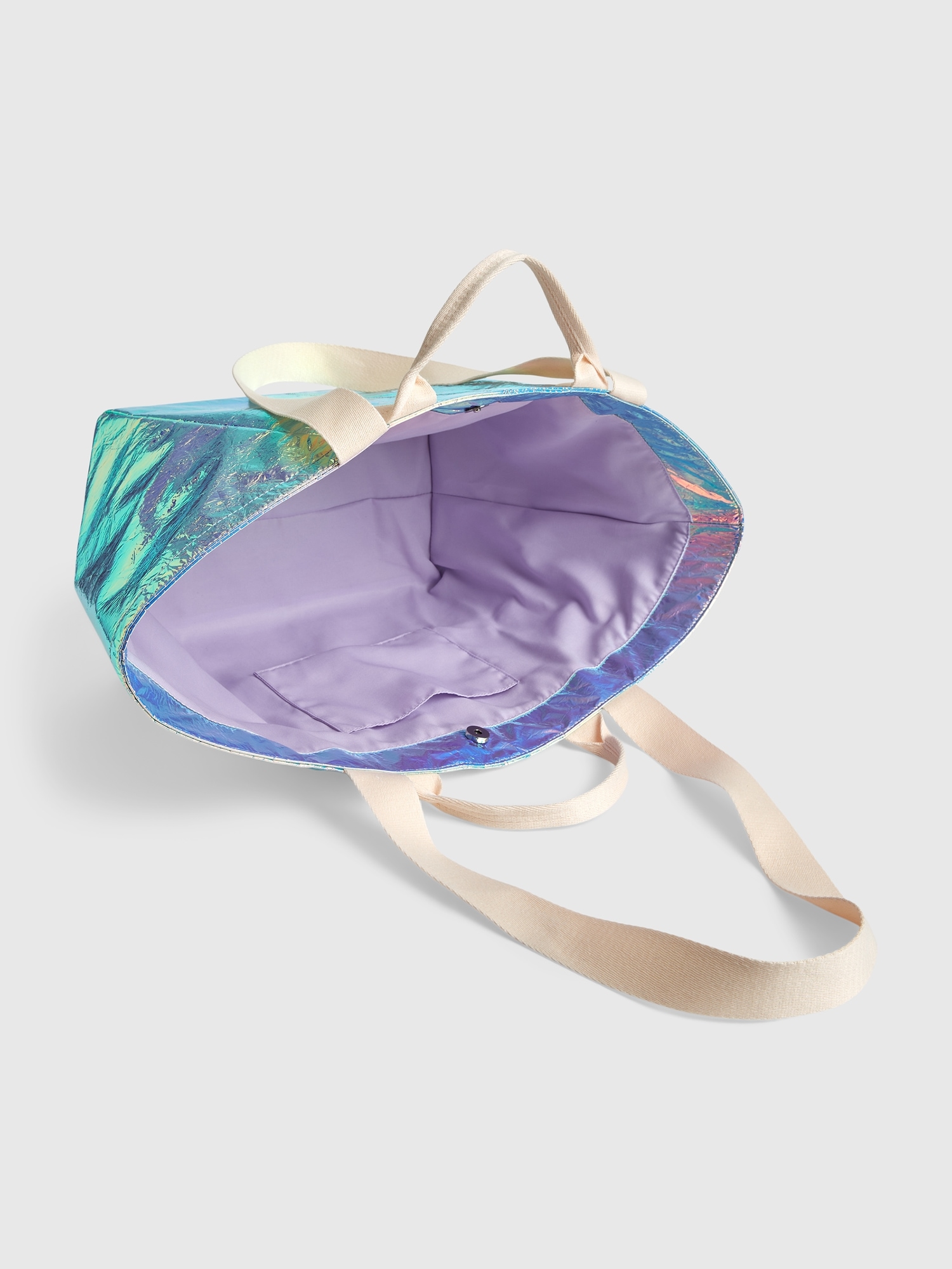 Rainbow Metallic Tote Bag