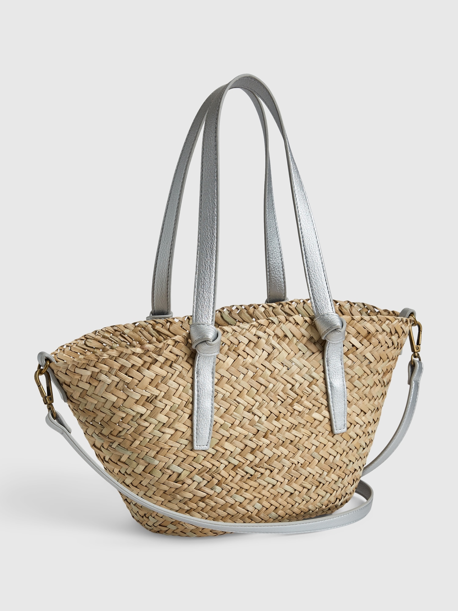 Gap Straw Tote Bag beige. 1