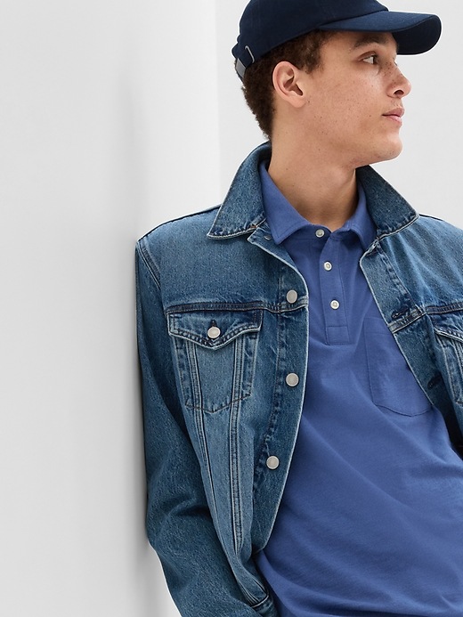 Image number 3 showing, Slub Pocket Polo Shirt