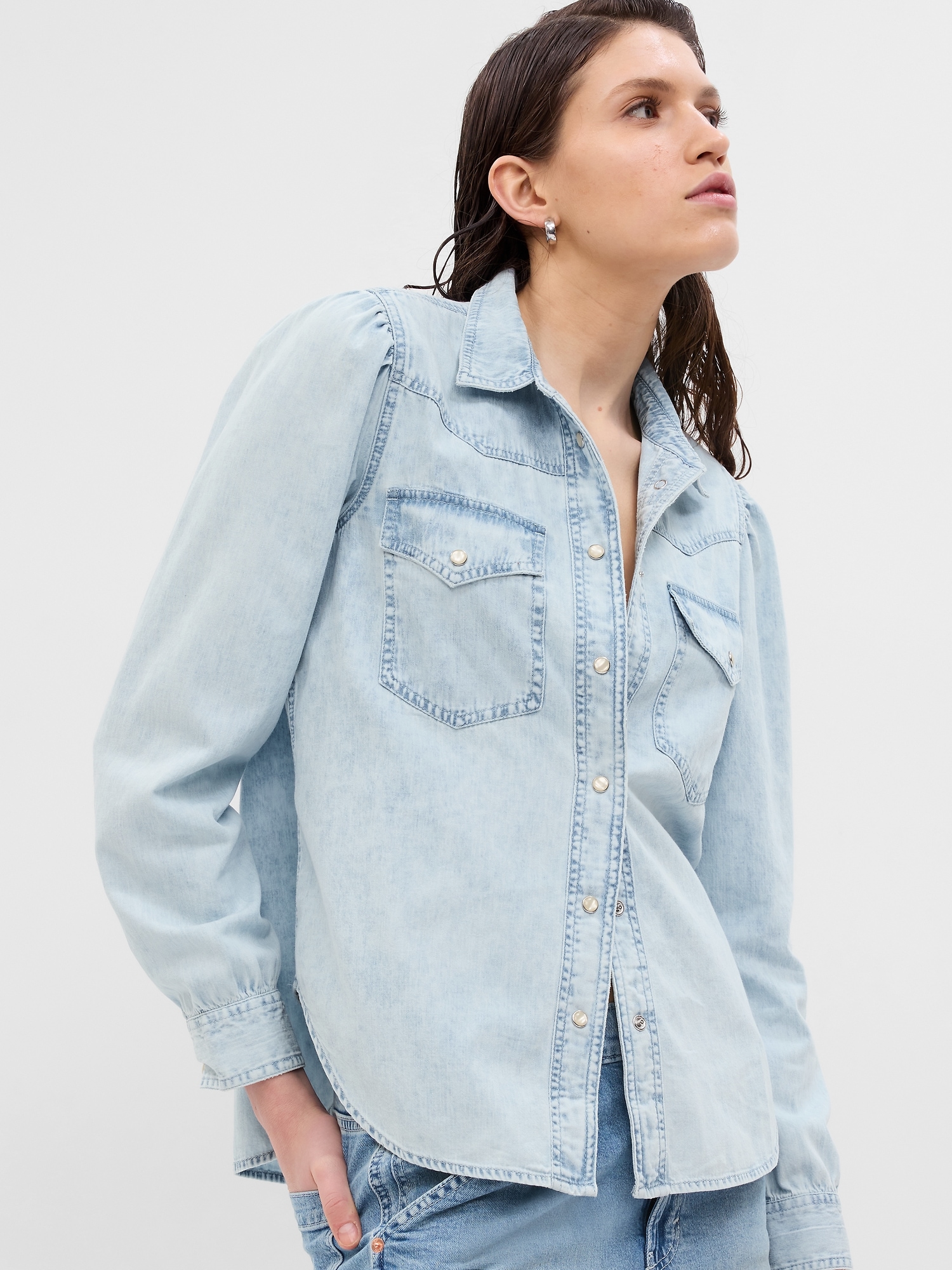 Denim western shirt gap