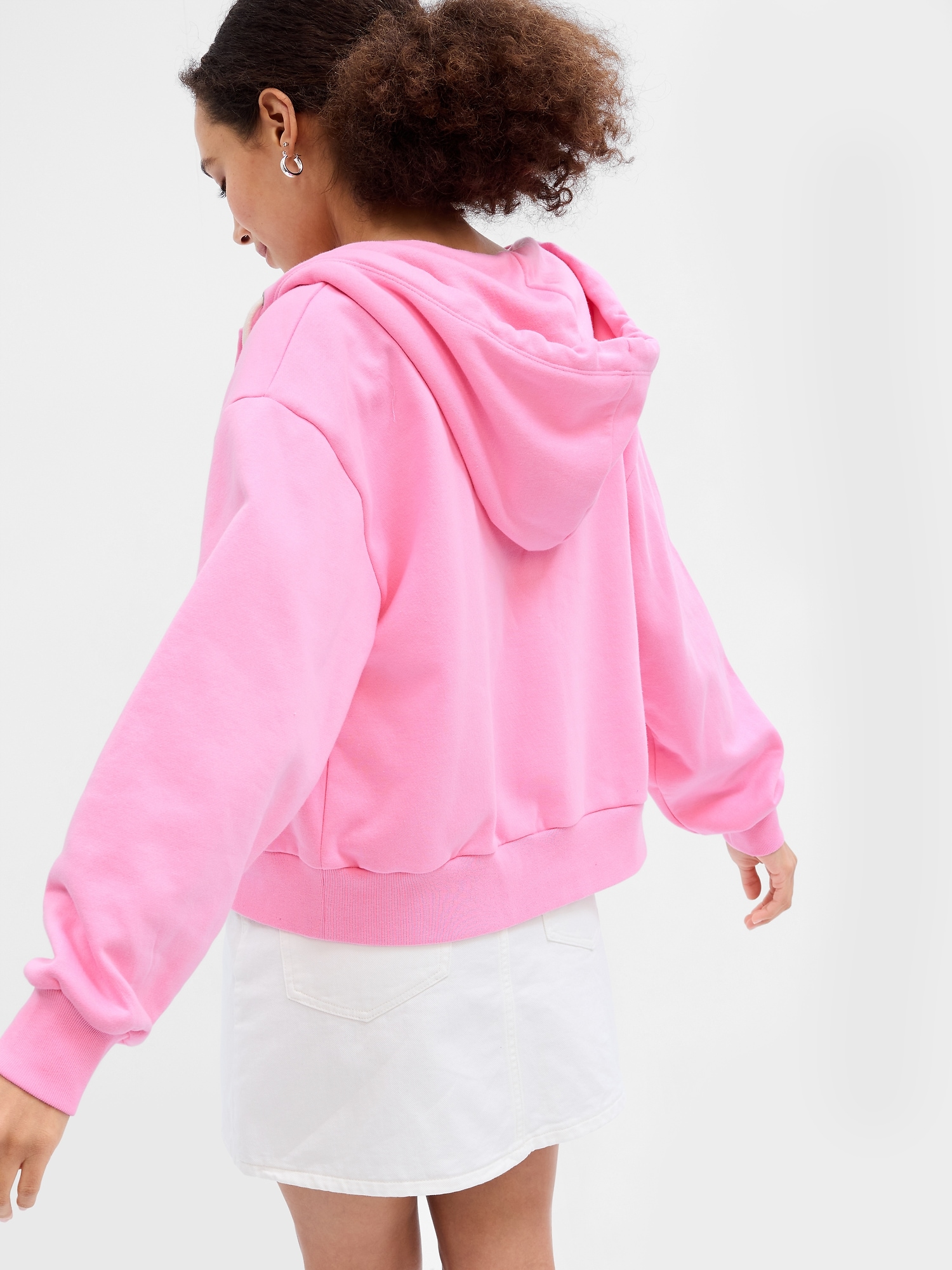 French Terry Full Zip Hoodie Gap