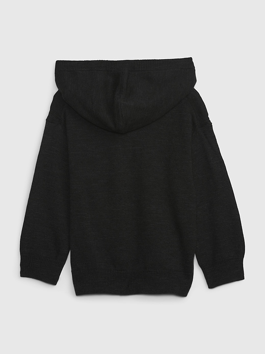 View large product image 2 of 3. Baby Linen-Cotton Sweater Hoodie