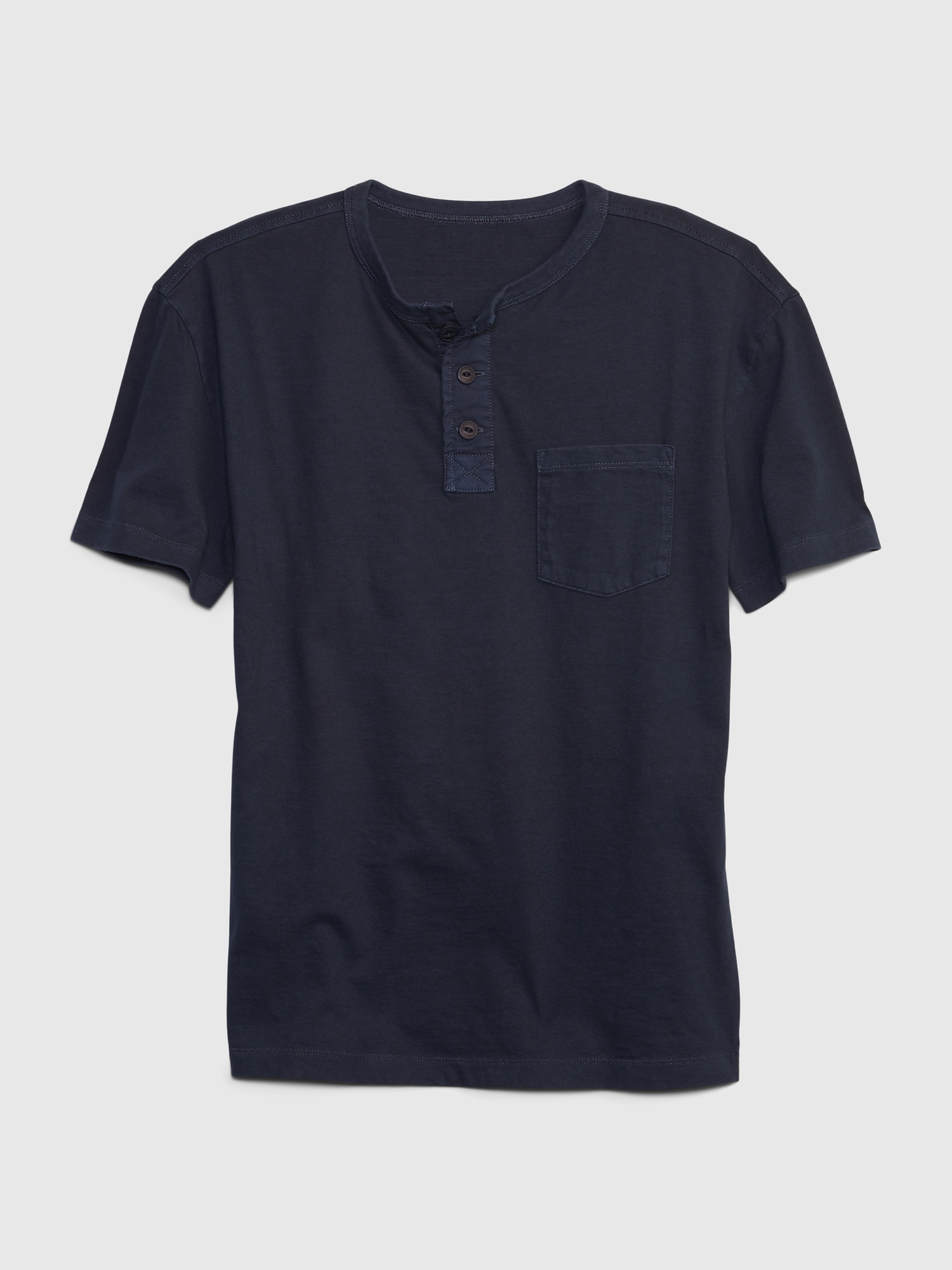 Kids Pocket Henley T-Shirt