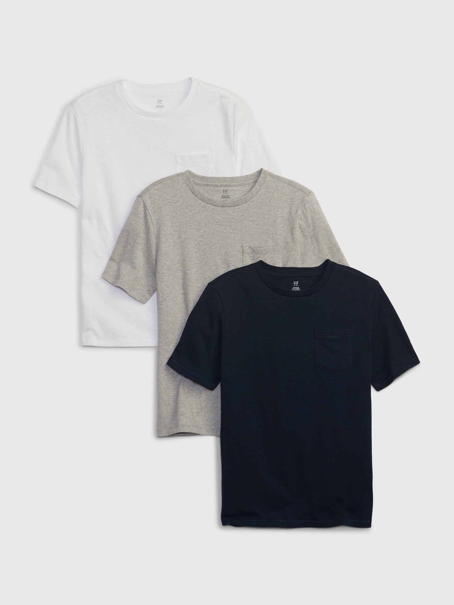 | T-Shirt Gap Kids (3-Pack) Pocket