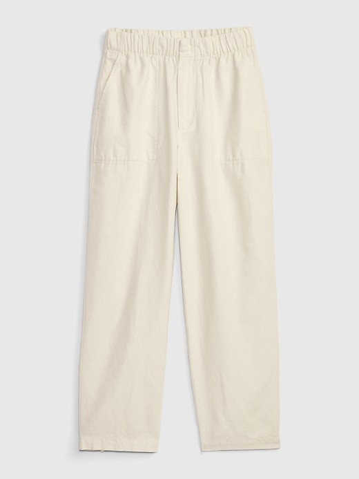Image number 6 showing, Linen-Cotton Pull-On Pants