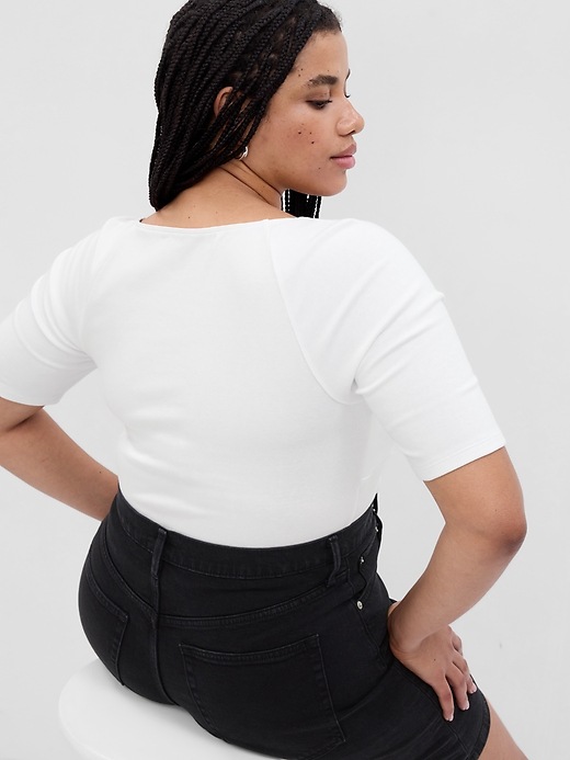 Image number 6 showing, Modern Twist-Front Sweetheart T-Shirt