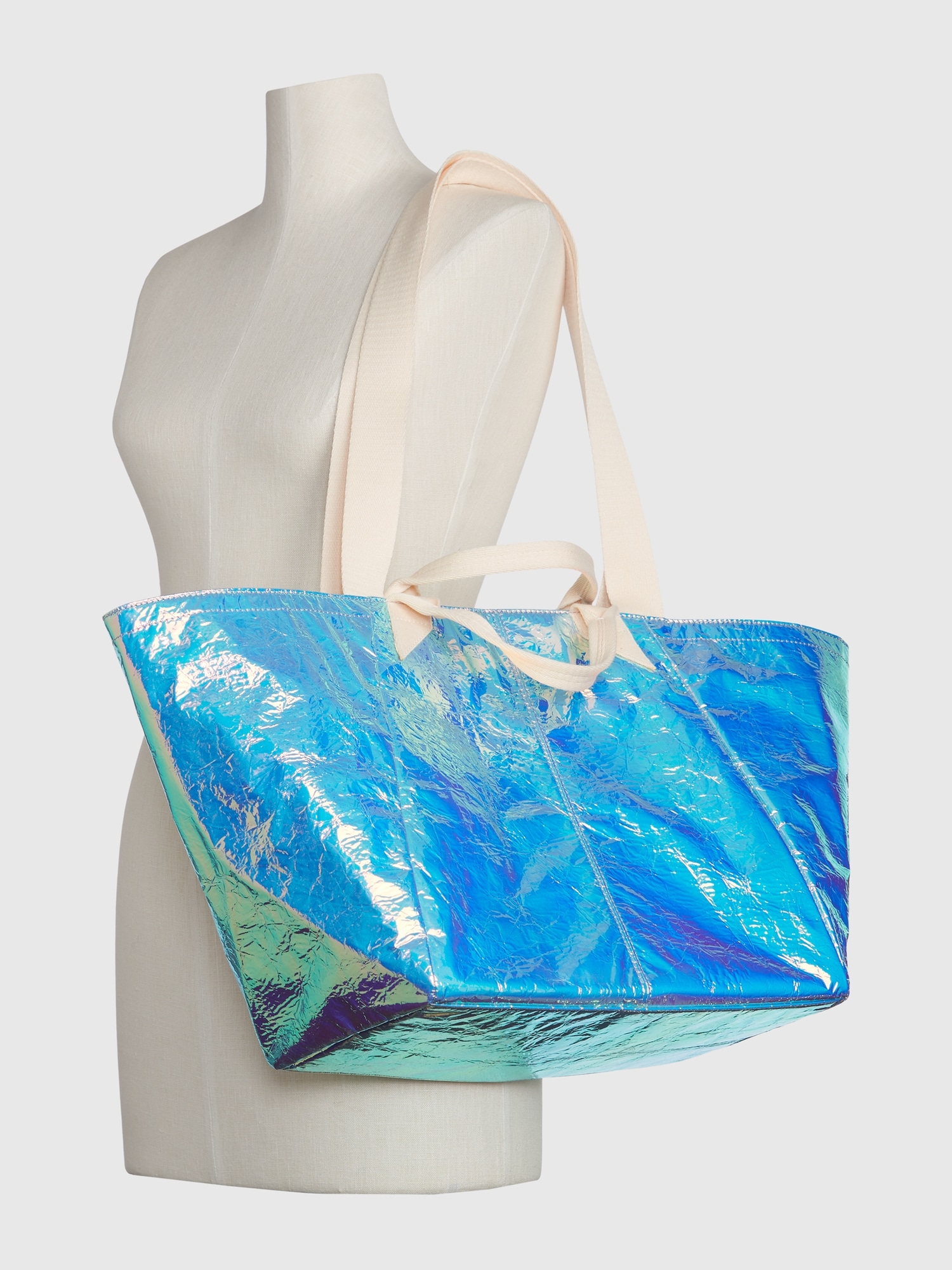 BAO BAO Lucent metallic tote bag - The Luxury Pop