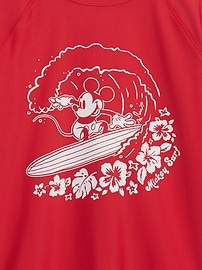 View large product image 3 of 3. babyGap &#124 Disney Recycled Mickey Mouse Swim Rash Guard