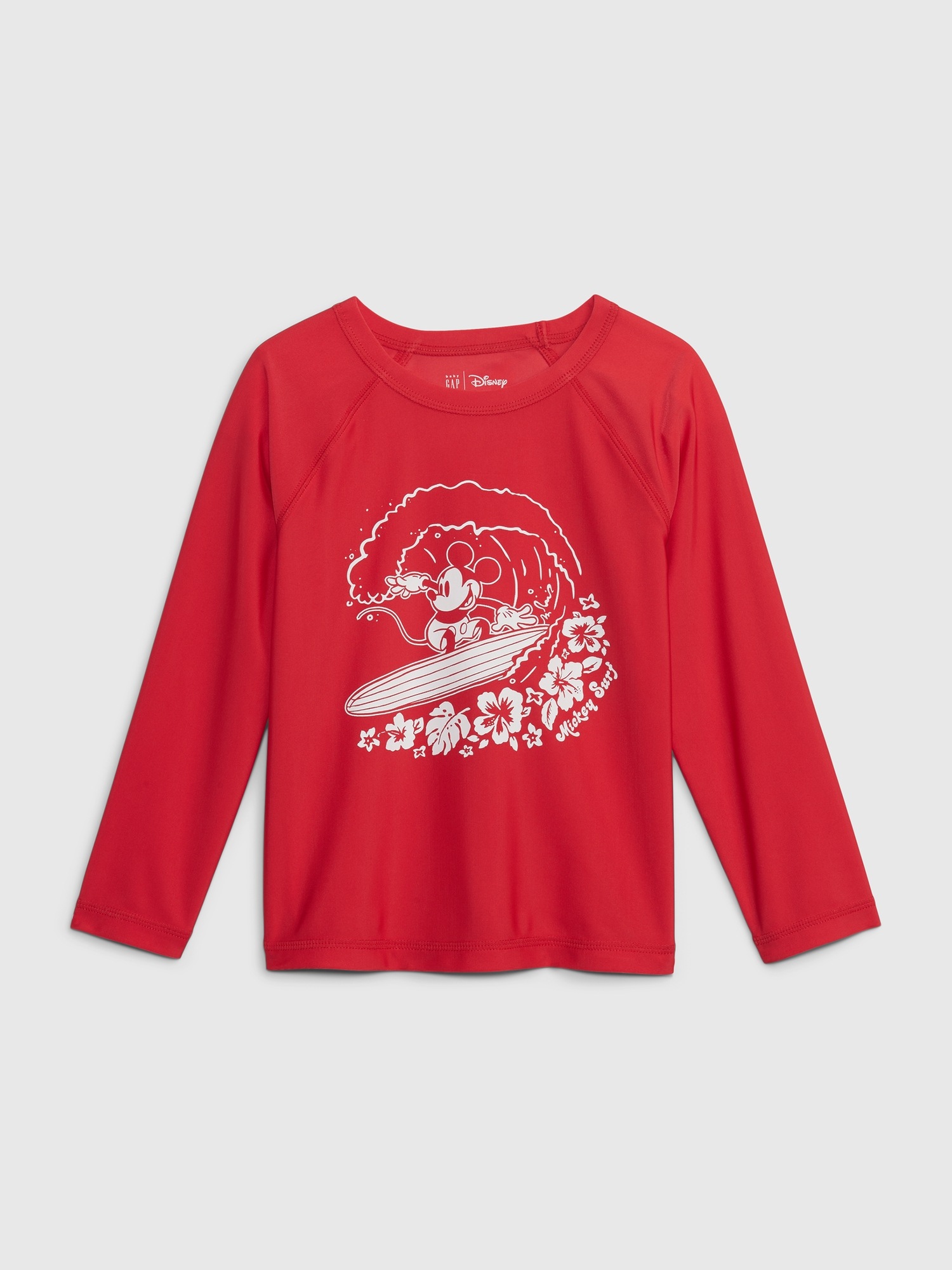 Gap babyGap &#124 Disney Mickey Mouse Swim Rash Guard red. 1