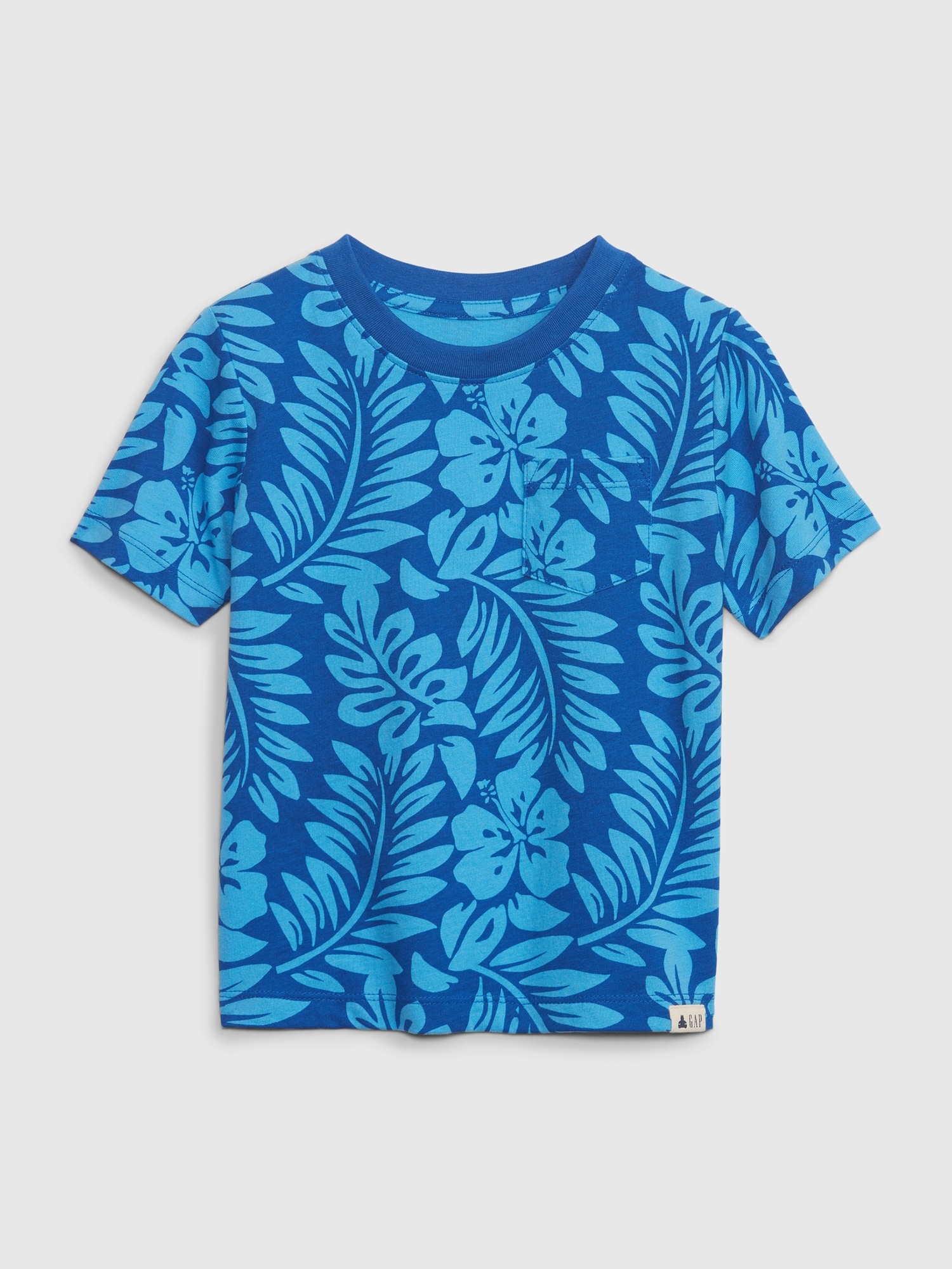 Gap Toddler 100% Organic Cotton Mix And Match Graphic T-shirt In Admiral Blue