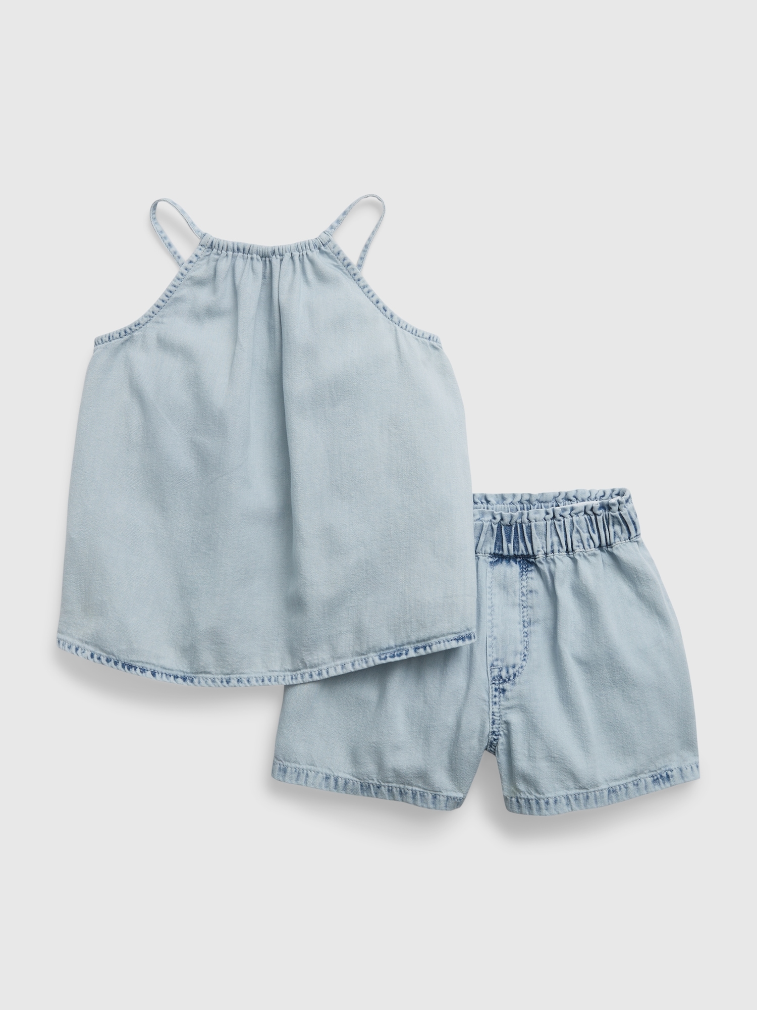 Toddler Denim Outfit Set with Washwell Gap