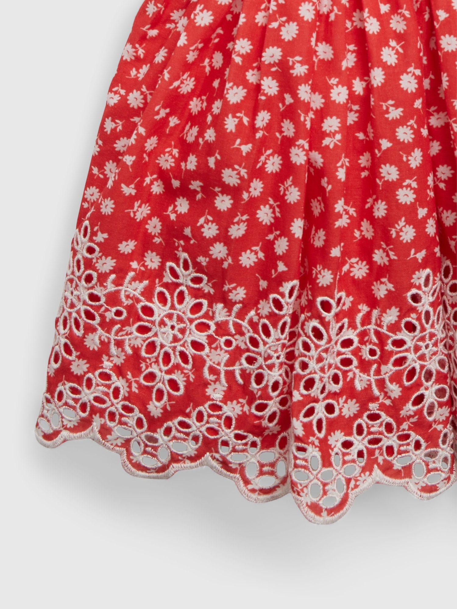 Baby Eyelet Smocked Dress Set Gap