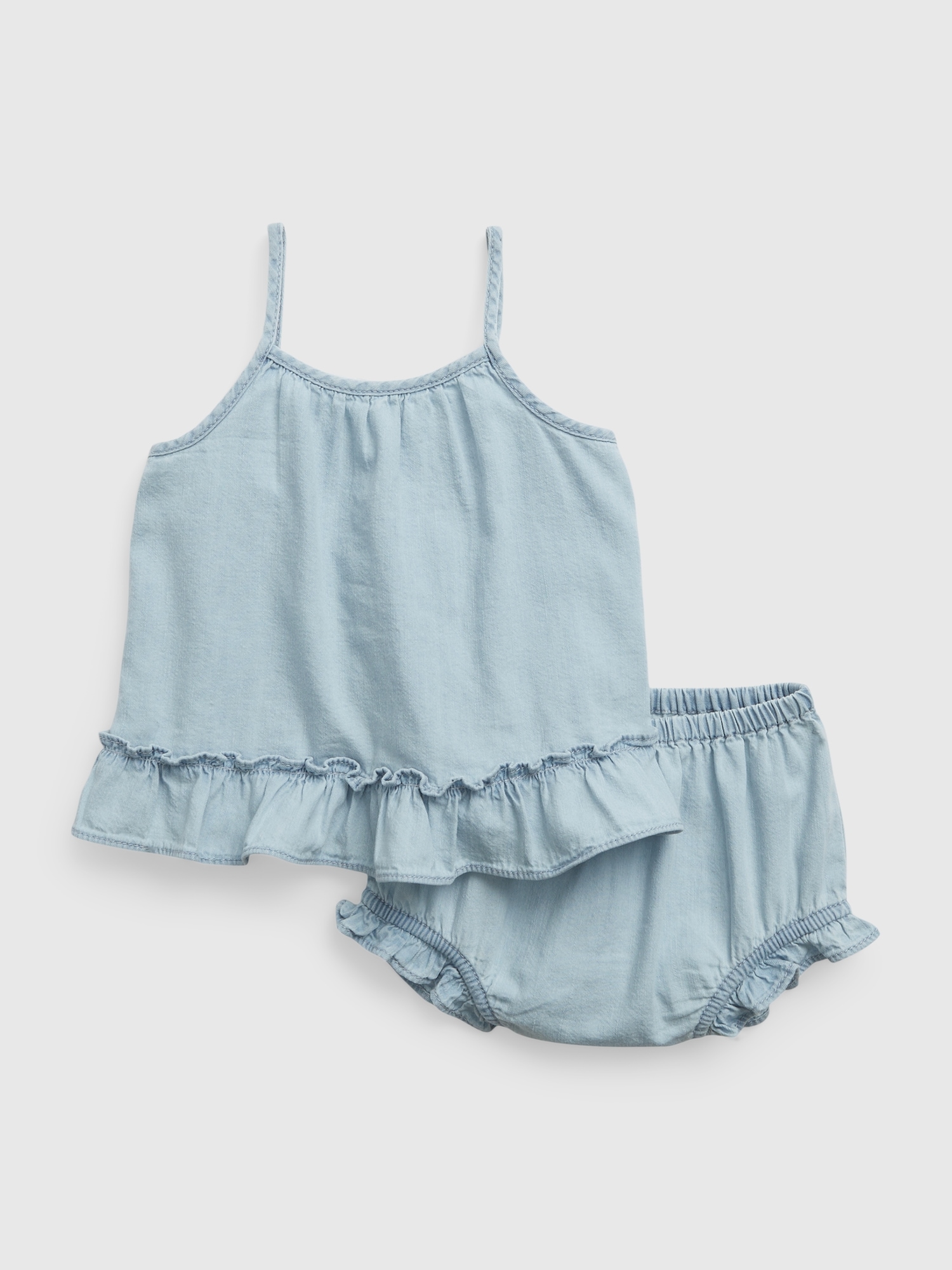 Baby Ruffle Denim Outfit Set Gap baby-ruffle-denim-outfit-set-gap