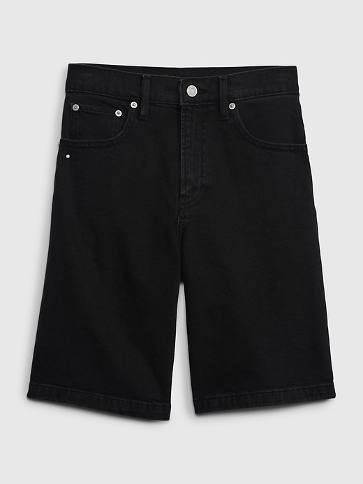 ボトムスその他 HAIKURE Wide Belle black denim bermuda HAIKURE Wide Belle black denim bermuda | TheDoubleF