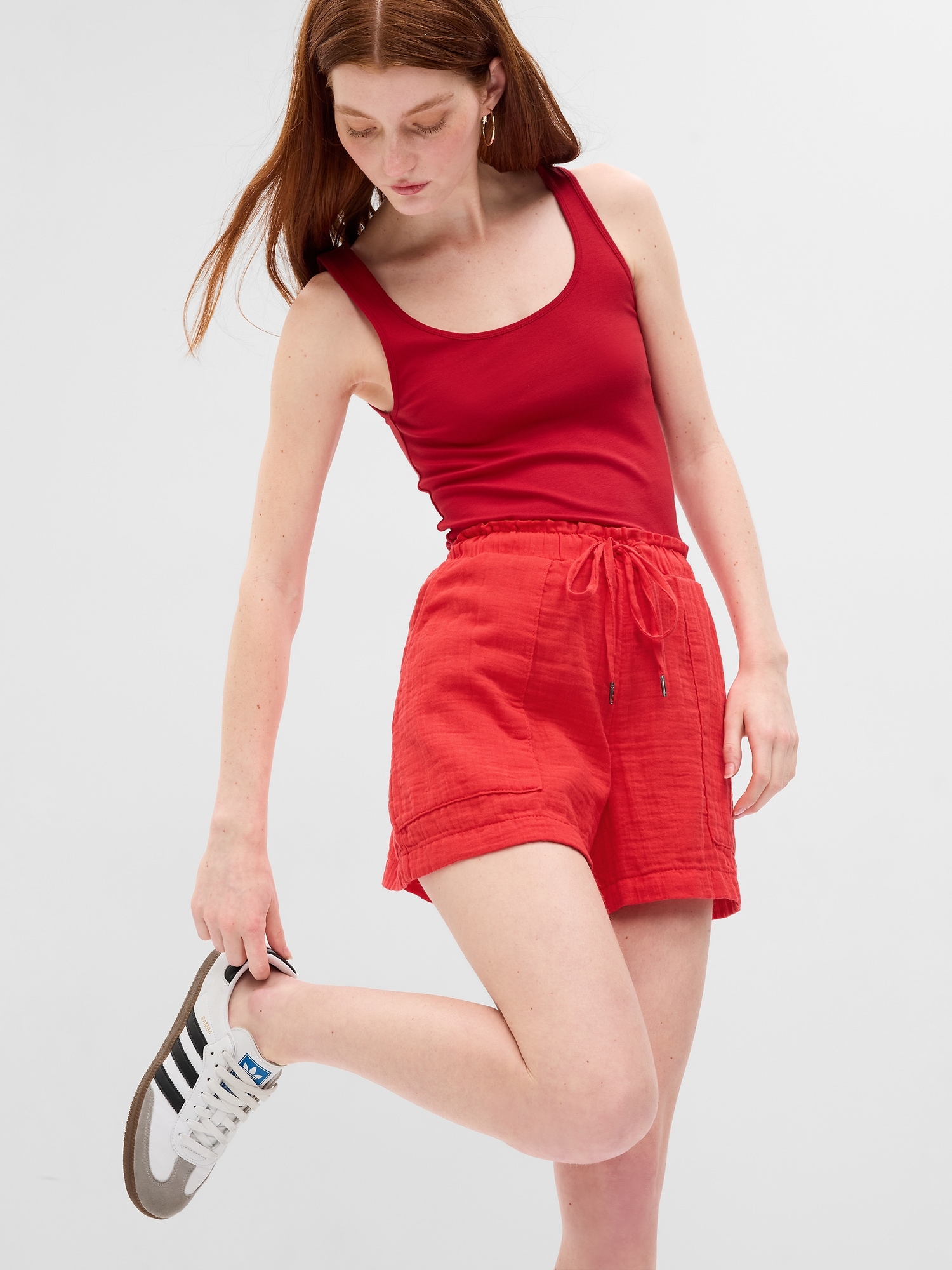 Gap Crinkle Gauze Shorts