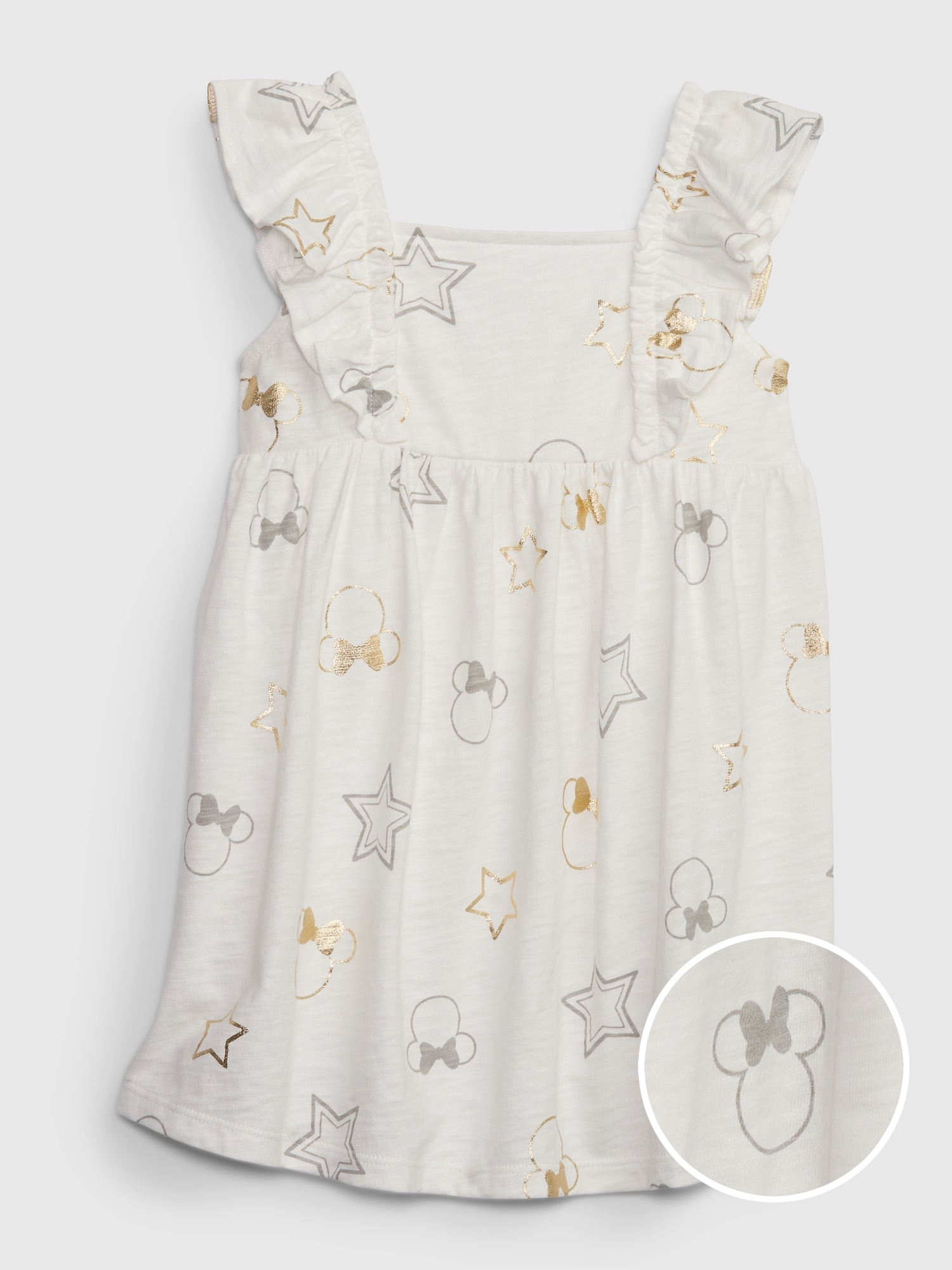 Gap babyGap &#124 Disney Minnie Mouse Flutter Sleeve Dress multi. 1