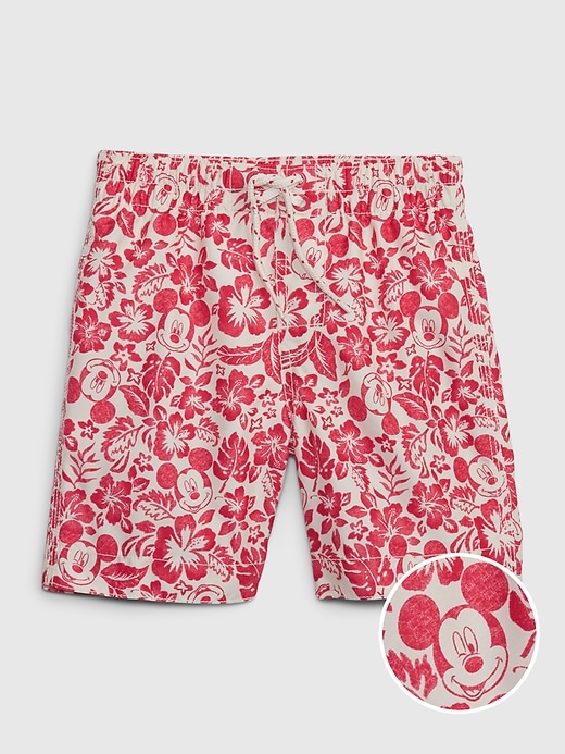 Image number 1 showing, babyGap &#124 Disney Recycled Mickey Mouse Swim Trunks