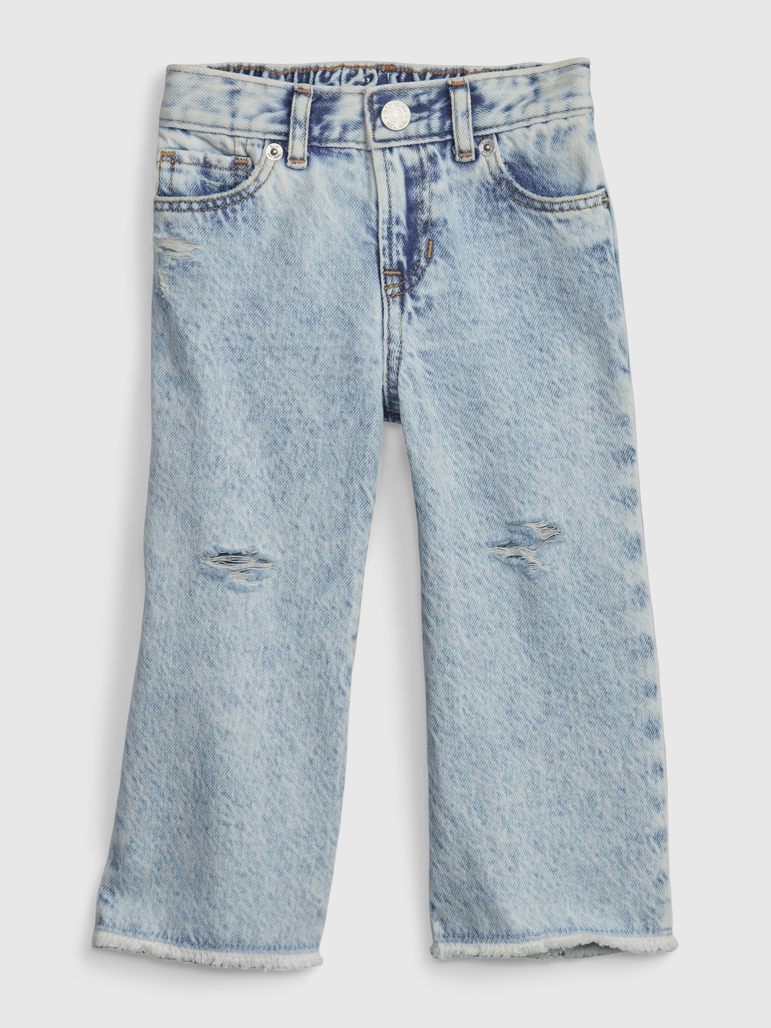 Gap Toddler Stride Denim Jeans with Washwell blue. 1