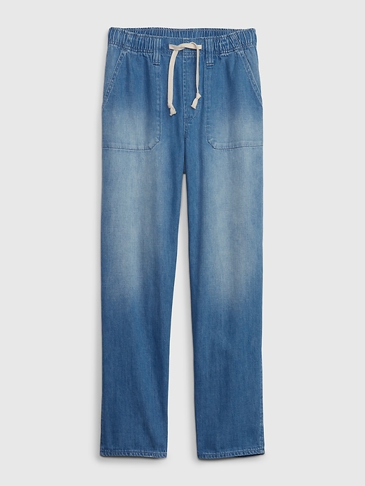 Image number 6 showing, Mid Rise Easy Denim Utility Jeans