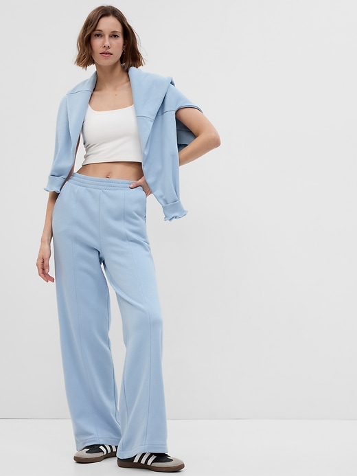 Vintage Soft Seamed Wide-Leg Sweatpants | Gap