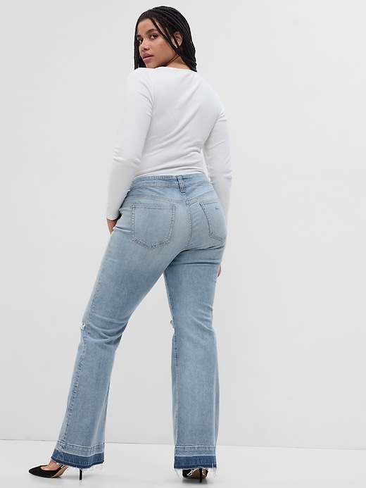 Image number 5 showing, Low Rise '70s Flare Jeans