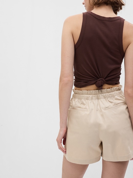 2 of 8 showing, with the color bedrock beige of product Bungee Pull-On Shorts