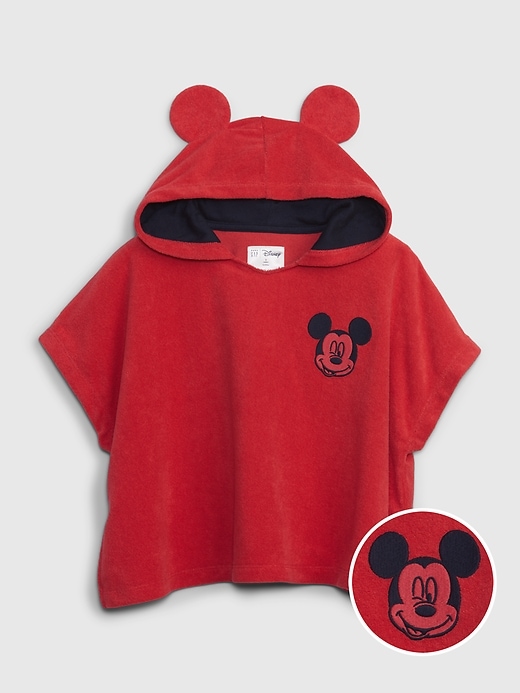 1 of 8 showing, with the color red of product babyGap &#124 Disney Mickey Mouse Swim Coverup