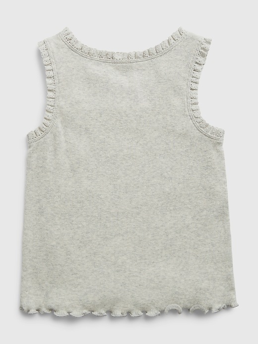 Image number 2 showing, Toddler Lace-Trim Tank Top (3-Pack)