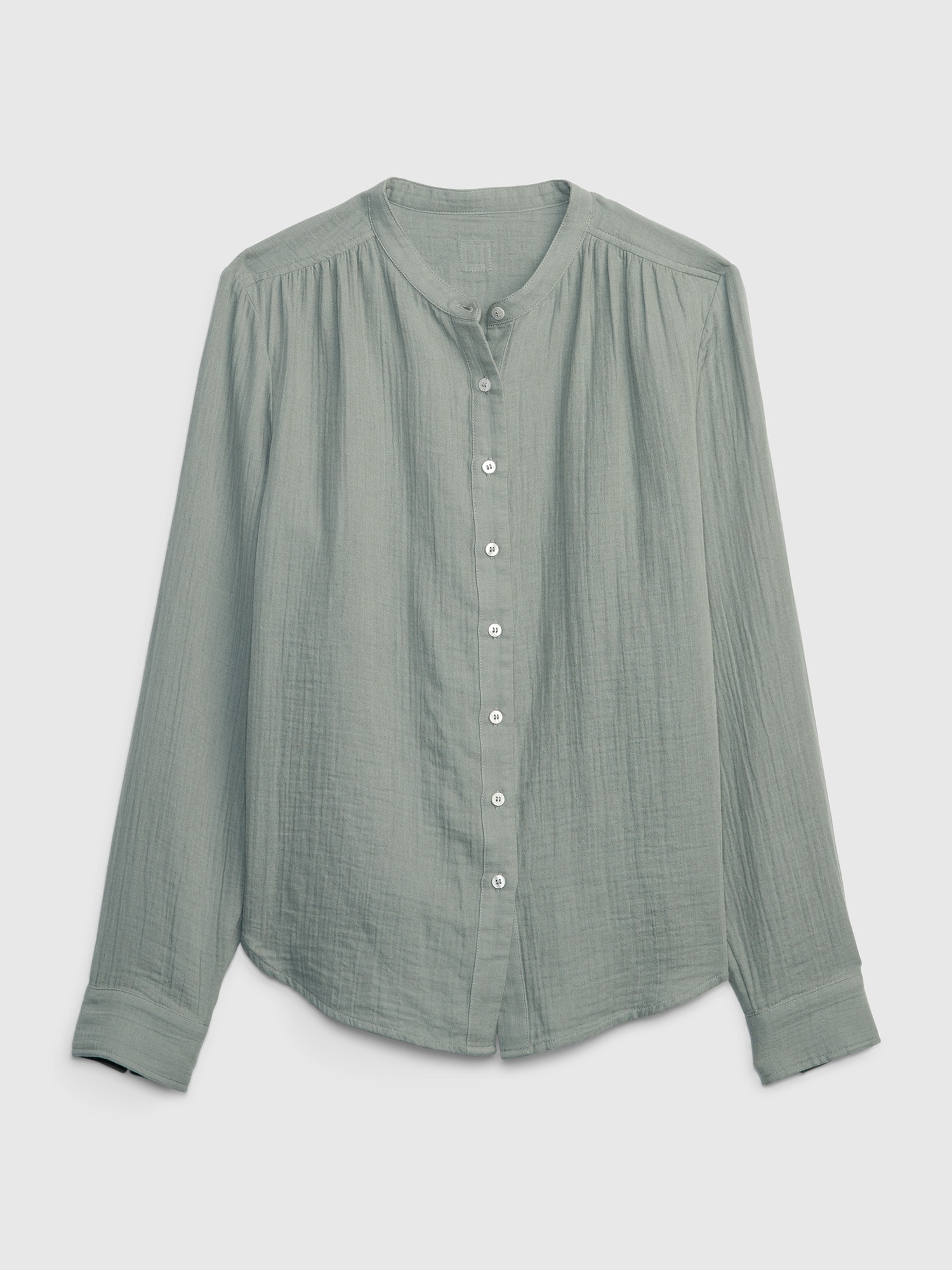 Crinkle Gauze Shirt Gap