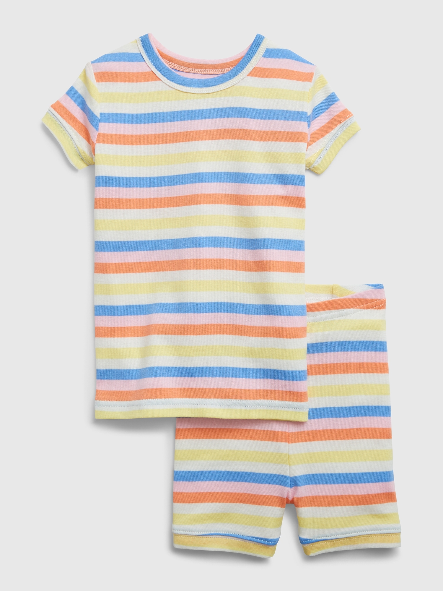 babyGap Organic Cotton Stripe PJ Shorts Set Gap