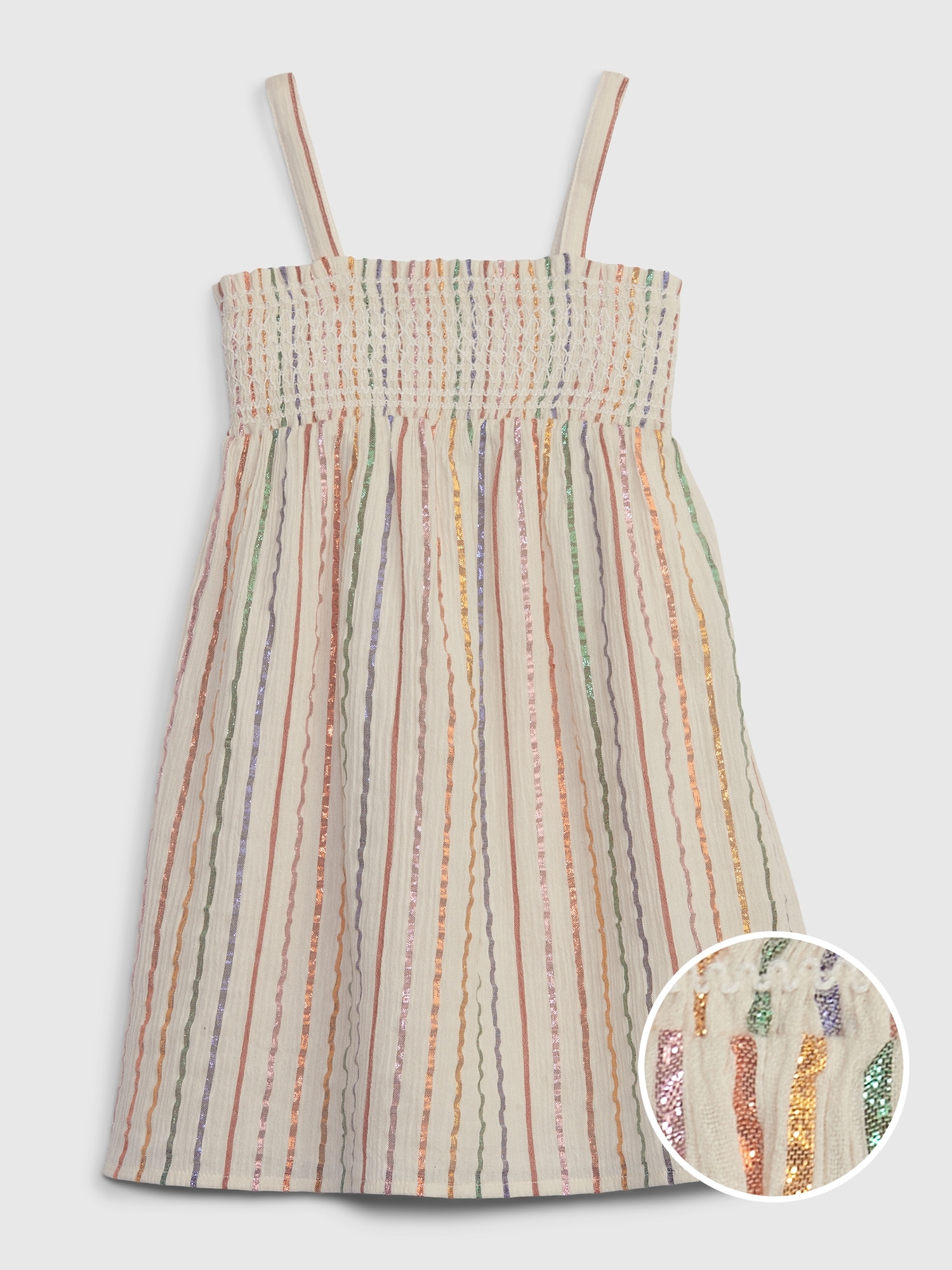 Toddler Shiny Smocked Dress | Gap